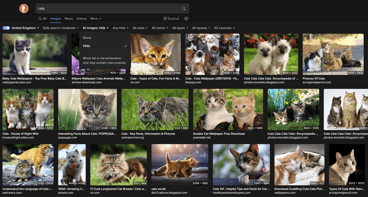 sick-of-seeing-ai-images-everywhere-online?-duckduckgo-will-let-you-filter-out-the-slop-from-your-search-results