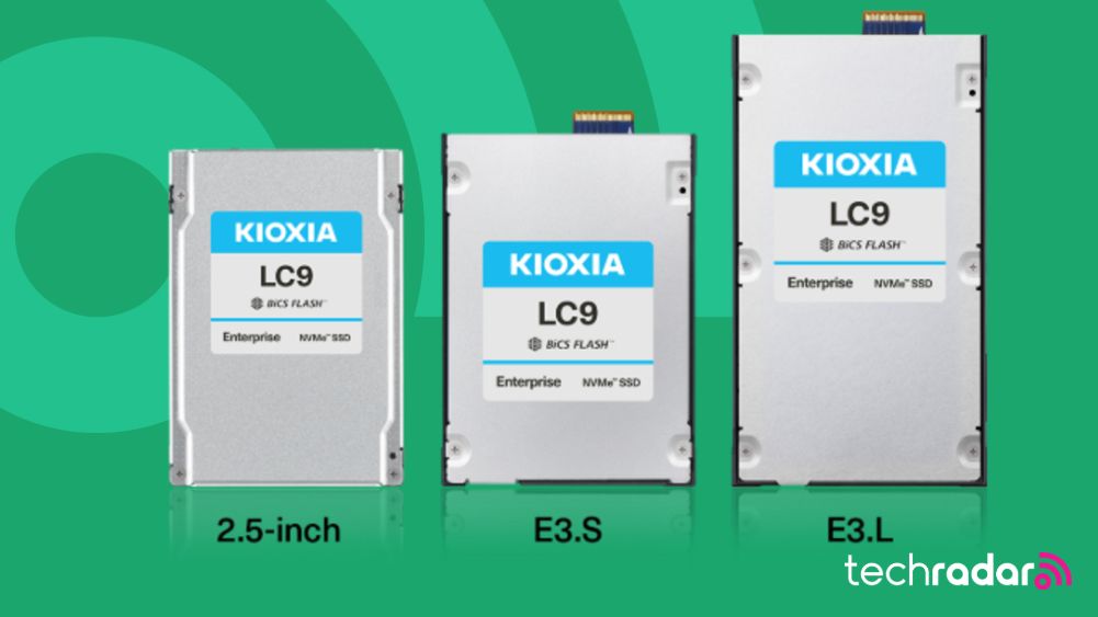 kioxia-unveils-246tb-ssd-behemoth-—-the-lc-9-is-the-largest-ssd-ever-launched-and-can-store-52,000-dvd-movies