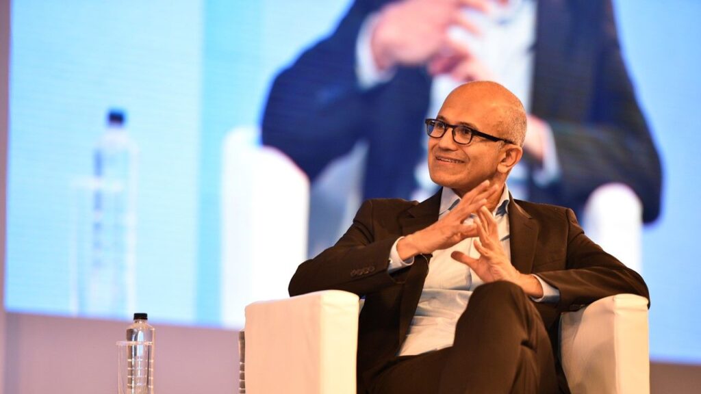 microsoft-ceo-says-job-cuts-have-been-weighing-on-him,-says-ai-transition-could-be-“messy”
