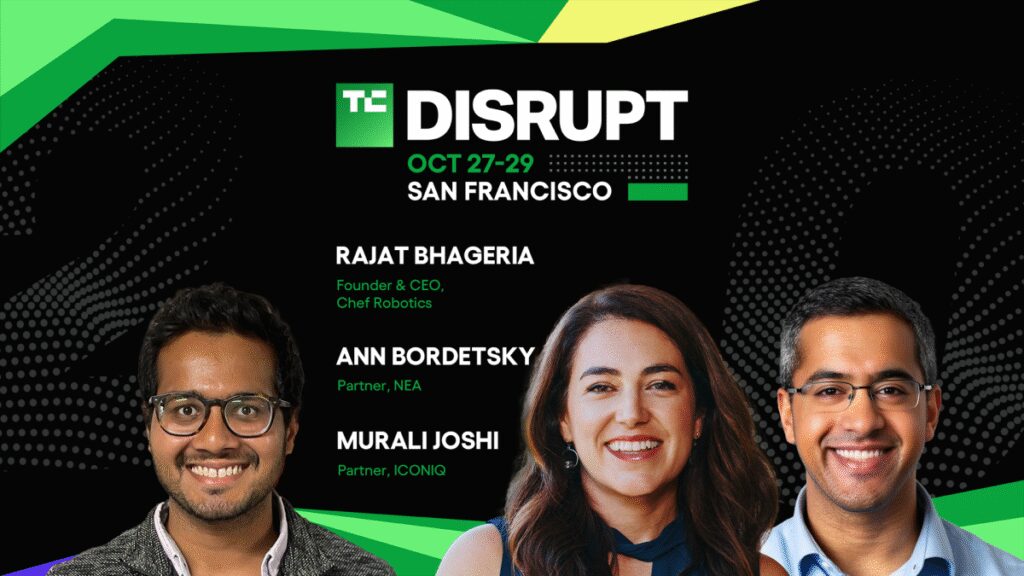 crack-the-code-to-startup-traction-with-insights-from-chef-robotics,-nea,-and-iconiq-at-techcrunch-disrupt-2025